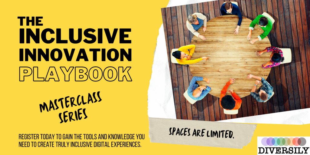 Inclusive Innovation Masterclass series. Limited spaces.
