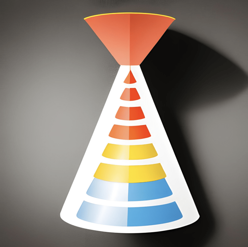 image of a funnel