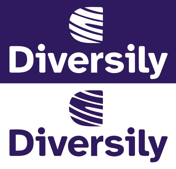 Diversily logo monotone vertical