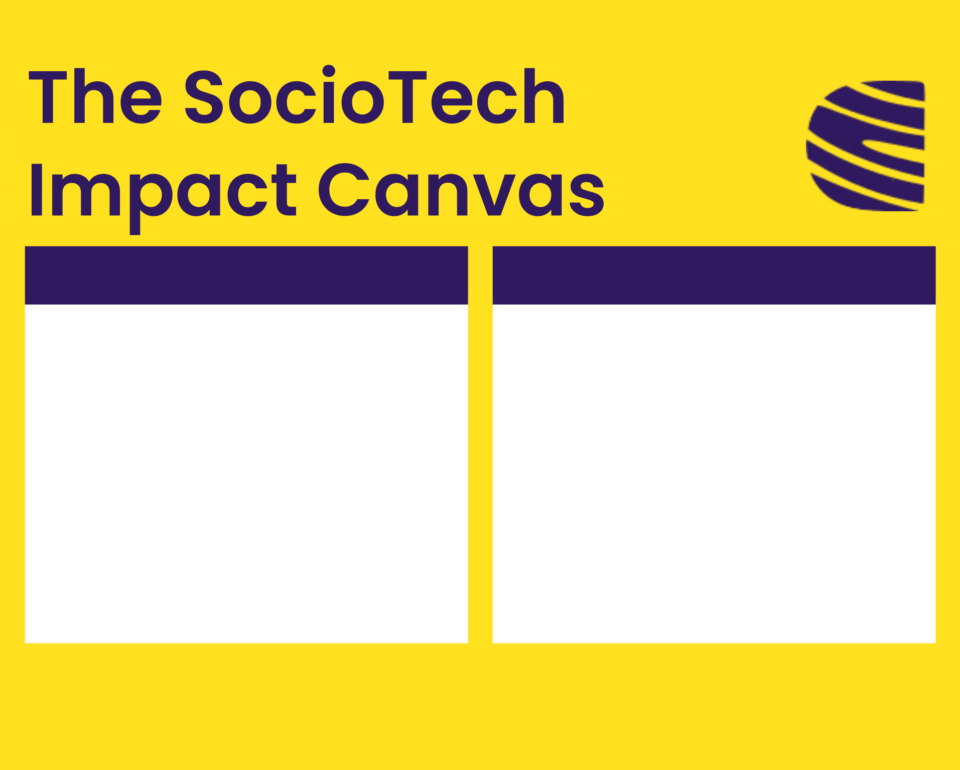 The SocioTech Impact Canvas